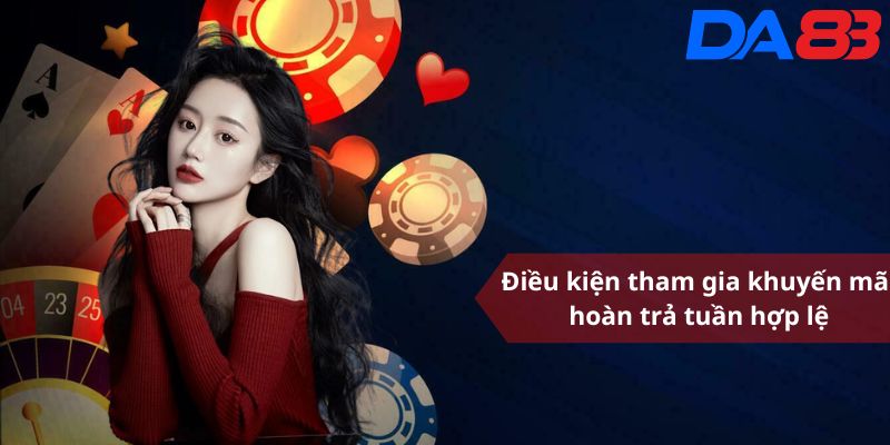 Điều kiện tham gia khuyến mãi hoàn trả tuần hợp lệ