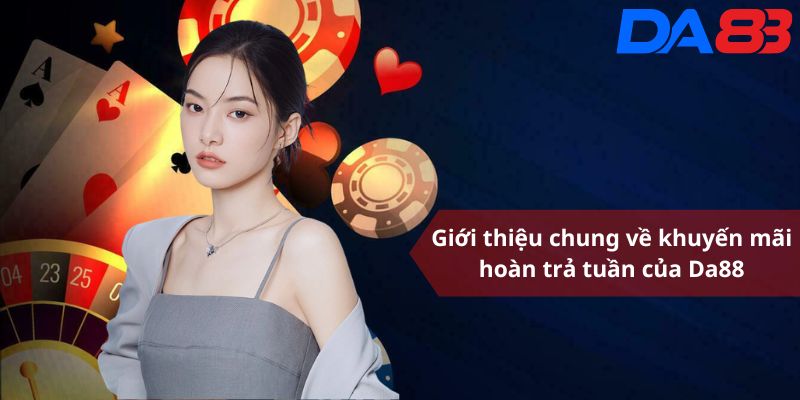 Giới thiệu chung về khuyến mãi hoàn trả tuần của Da88